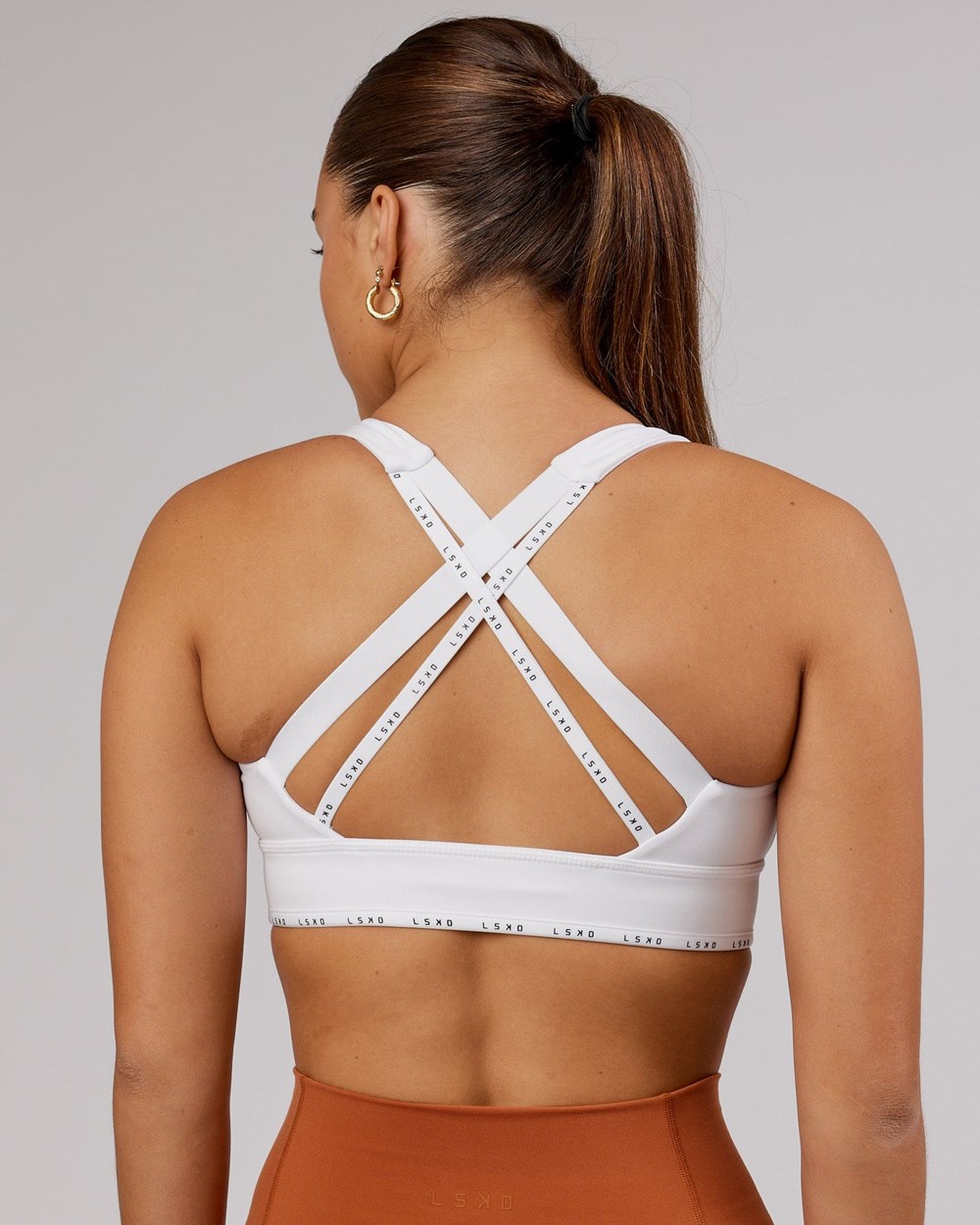 White LSKD MVP Sport Bra | BQ5382164