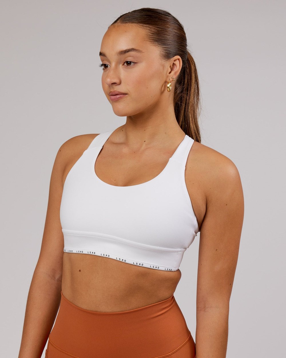 White LSKD MVP Sport Bra | BQ5382164