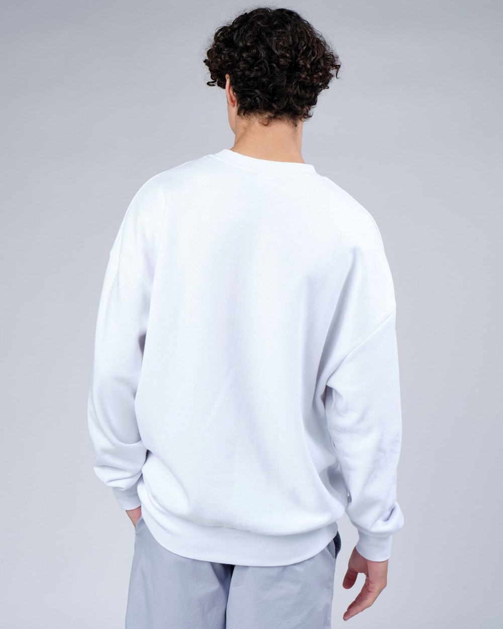 White LSKD Progress Sweater Oversize | GW3490568