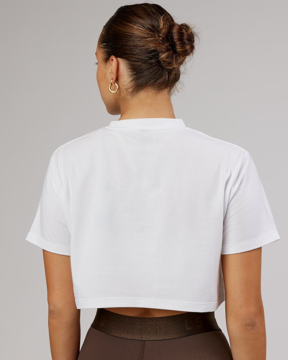 White LSKD Rapid FLXDRY Cropped Tee | JI0695318