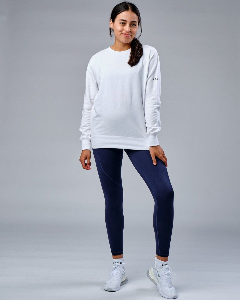 White LSKD Rival FLXFleece Training Fit Sweater | OT2648375