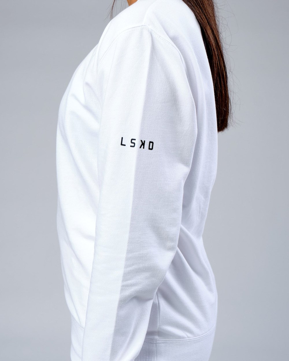 White LSKD Rival FLXFleece Training Fit Sweater | OT2648375