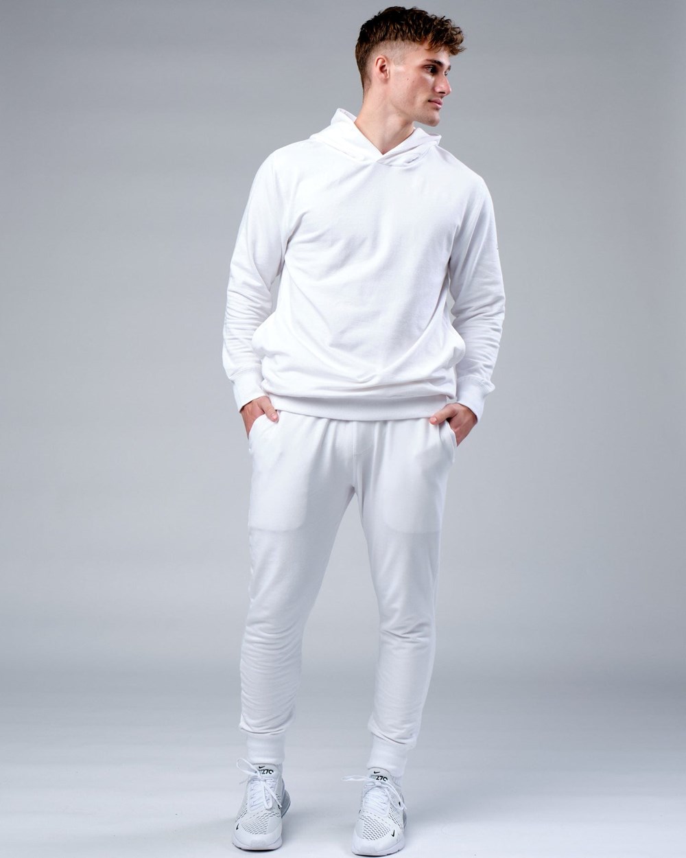 White LSKD Rival FLXFleece Training Fit Hoodie | PN0637482