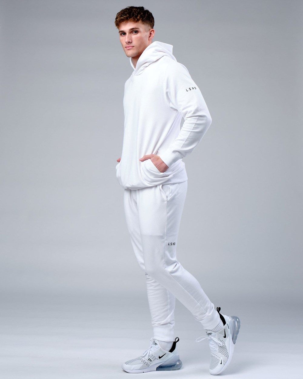 White LSKD Rival FLXFleece Training Fit Hoodie | PN0637482