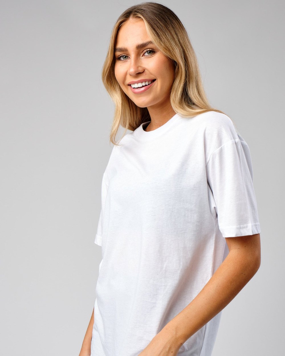 White LSKD Span Tee Oversize | IJ2514893