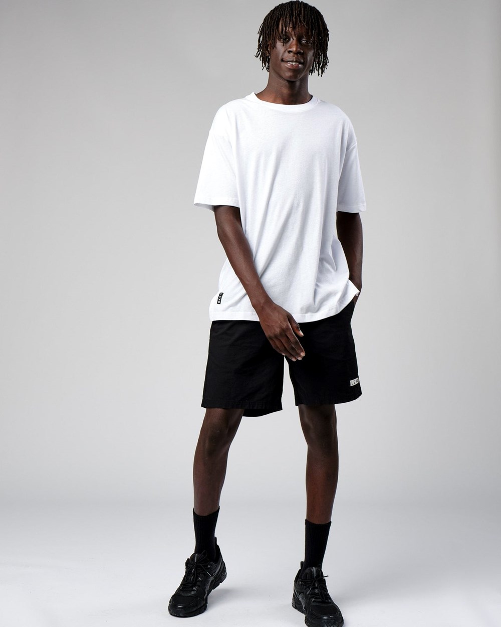 White LSKD Span Tee Oversize | KC6387024