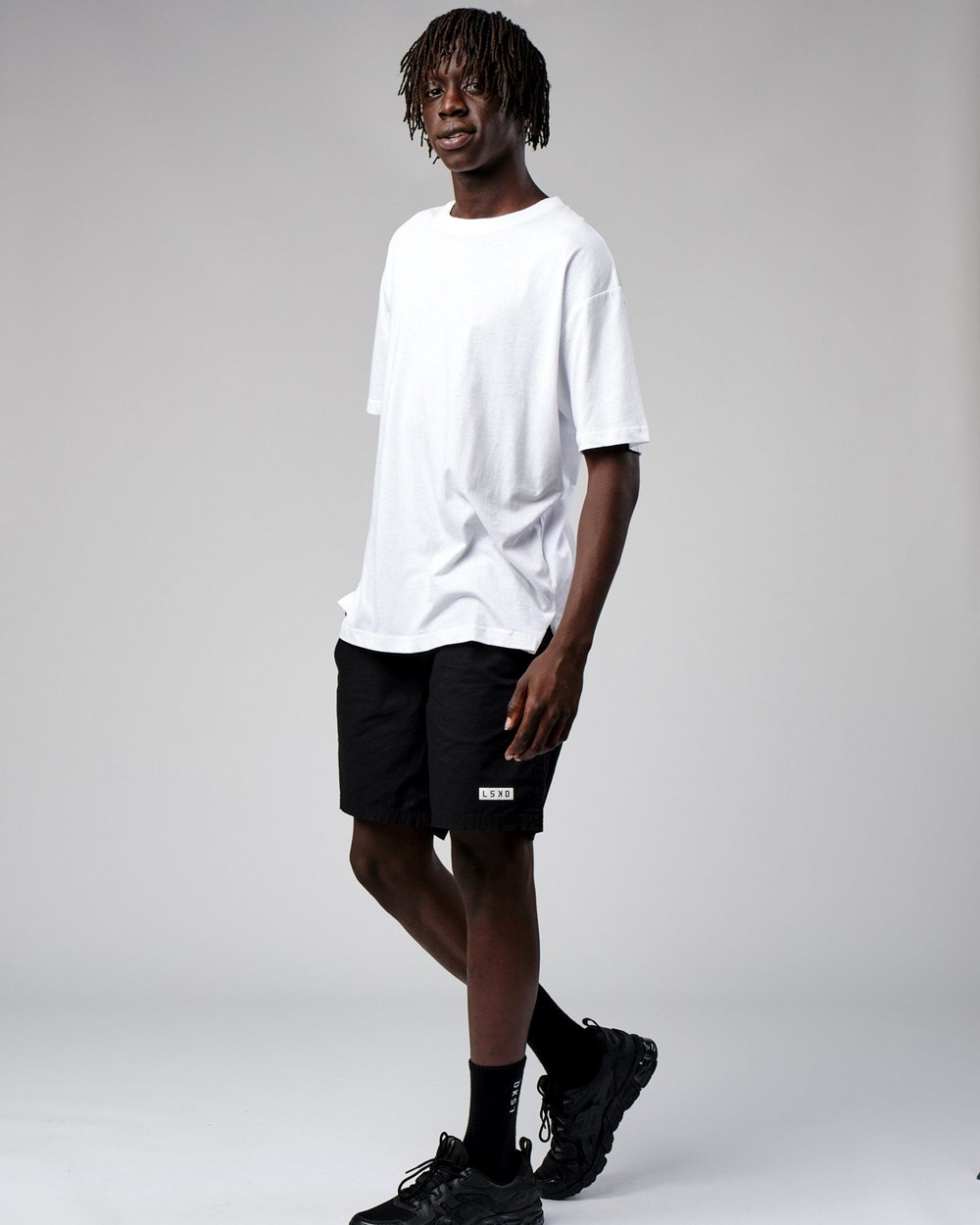 White LSKD Span Tee Oversize | KC6387024