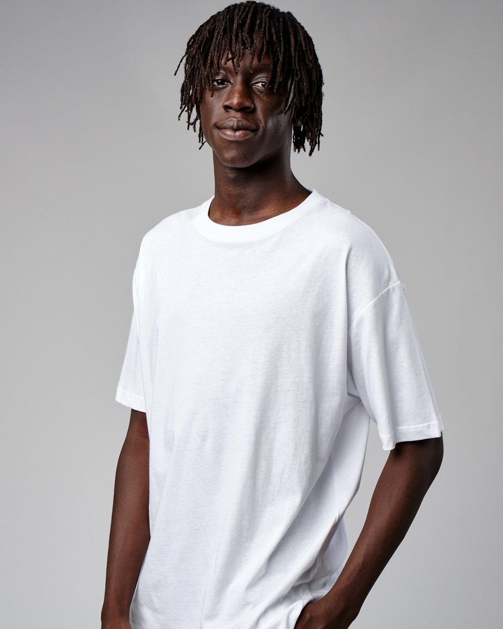 White LSKD Span Tee Oversize | KC6387024