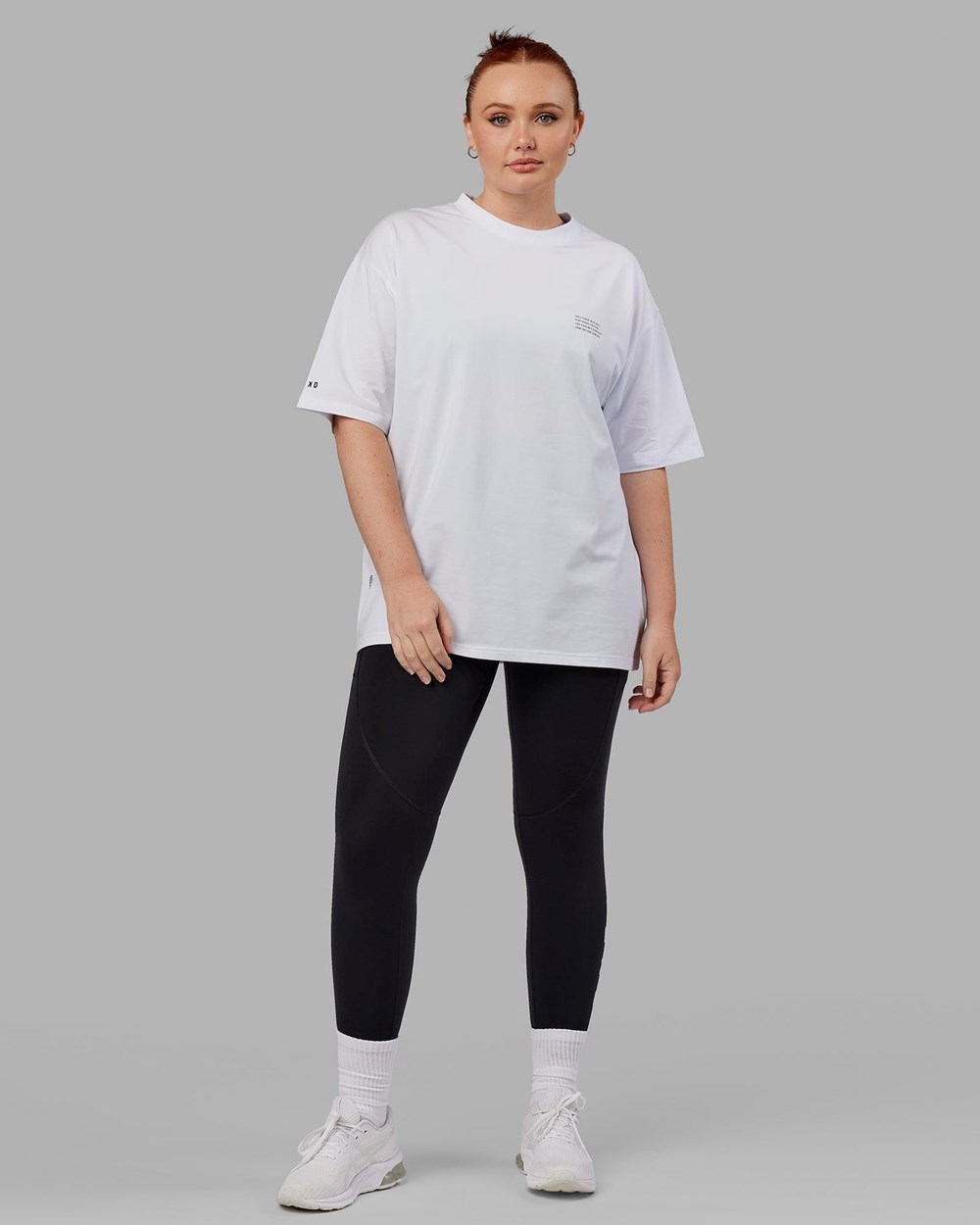 White LSKD Strive FLXCotton Tee Oversize | DY9018537