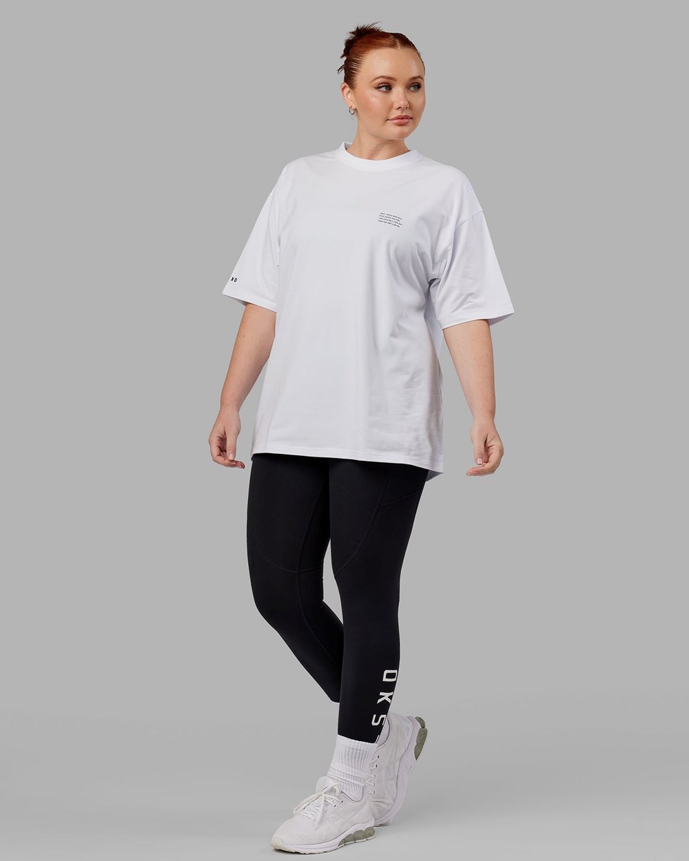 White LSKD Strive FLXCotton Tee Oversize | DY9018537