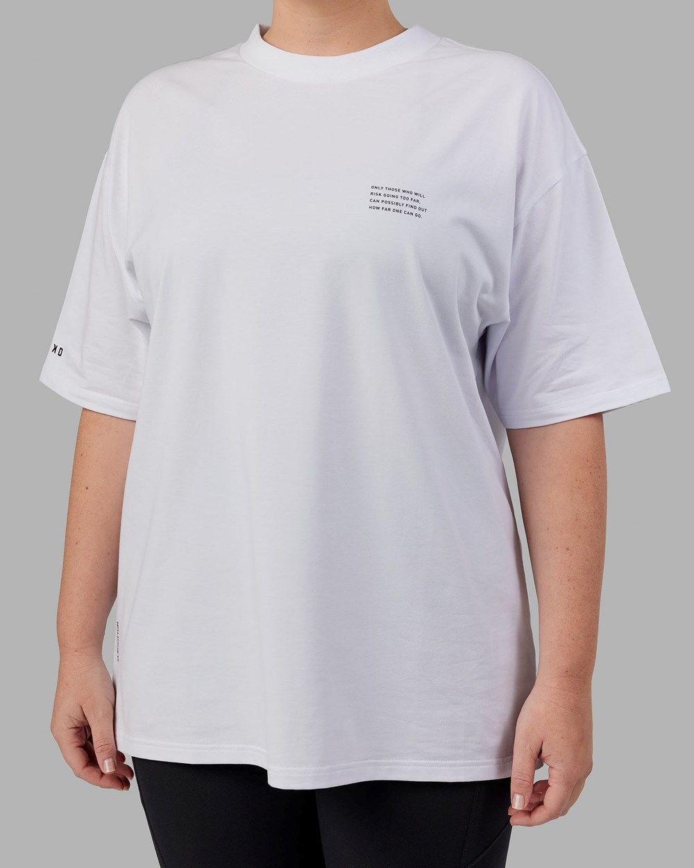 White LSKD Strive FLXCotton Tee Oversize | DY9018537