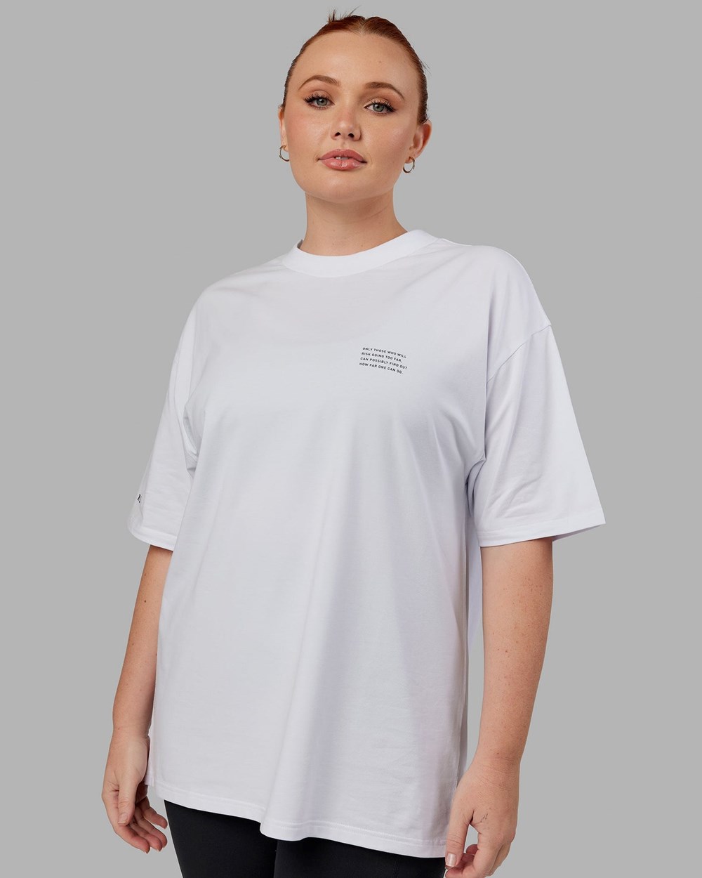 White LSKD Strive FLXCotton Tee Oversize | DY9018537