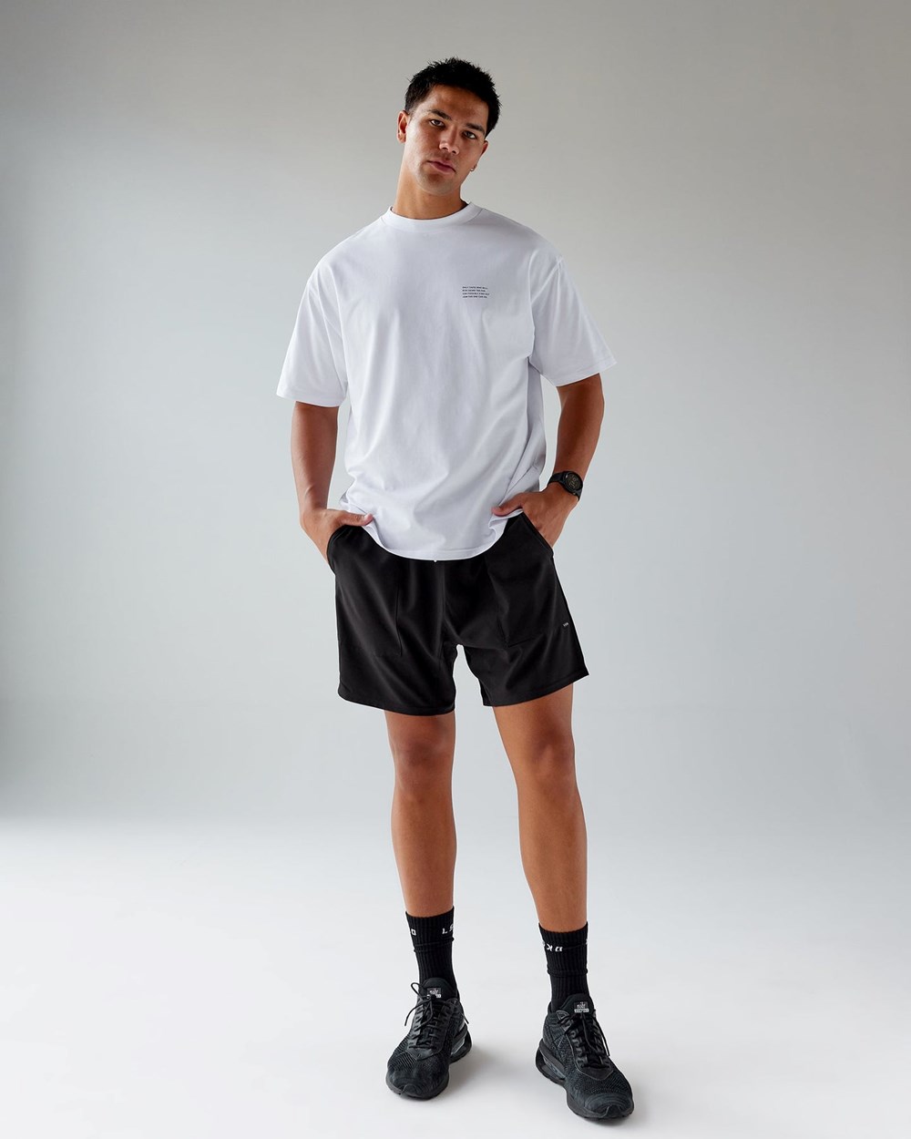 White LSKD Strive FLXCotton Tee Oversize | HC9051647