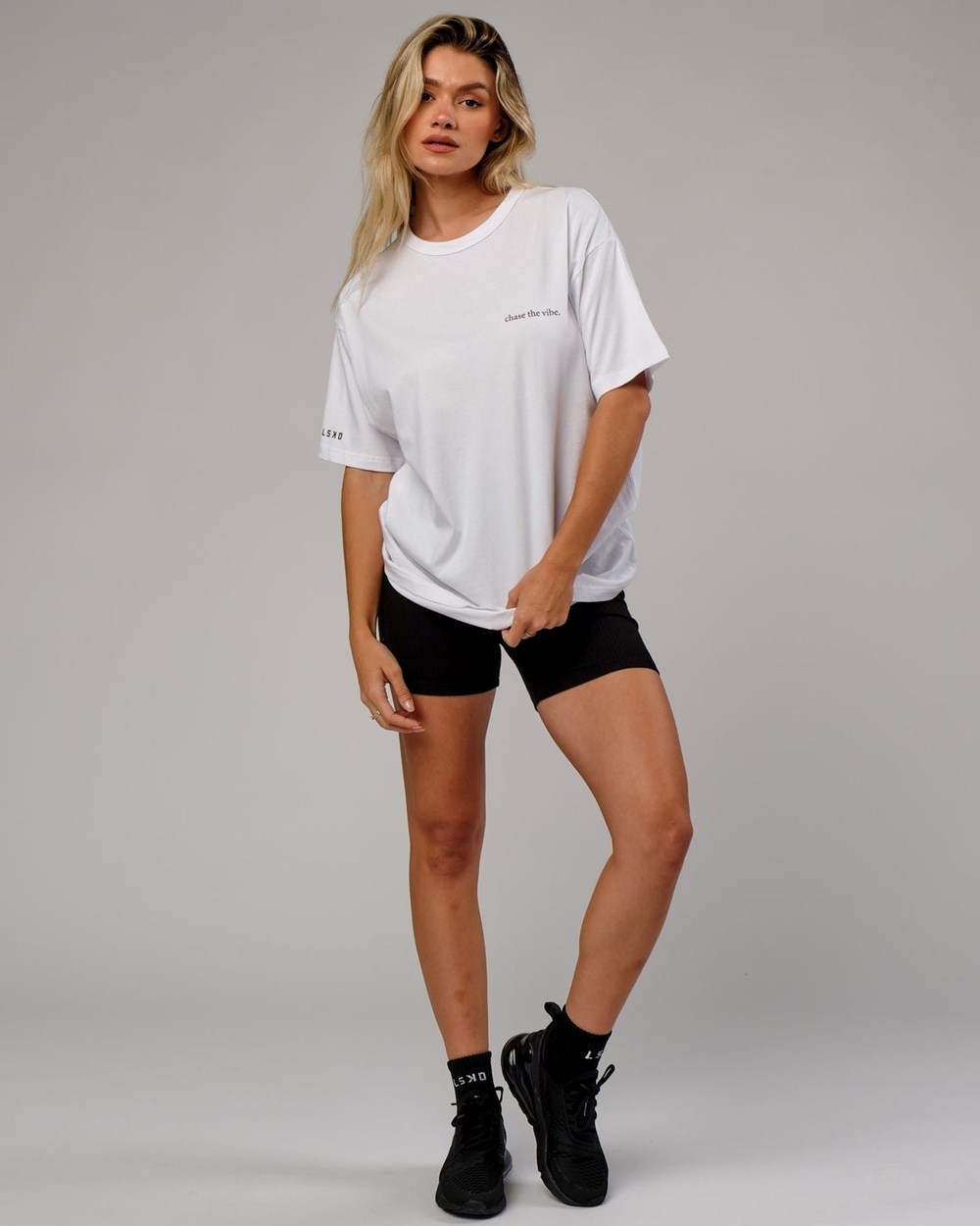 White LSKD Taylor Tee Oversize | BV3049576