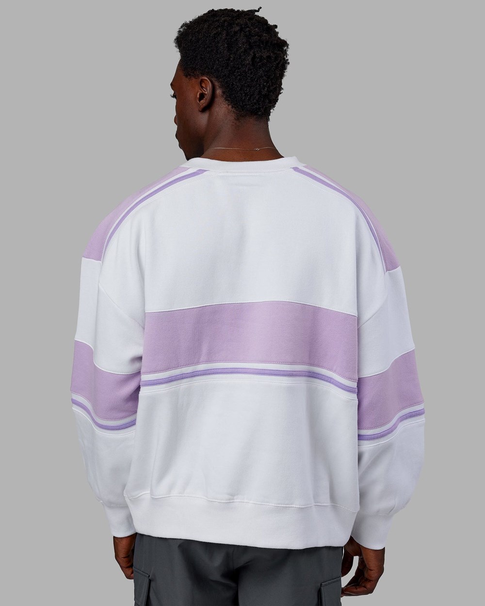 White / Pale Lilac LSKD A-Team Sweater Oversize | EQ3107256