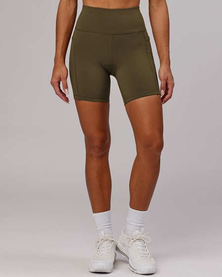 Army Green LSKD Rep Mid-Length Bike Short | JQ9751648