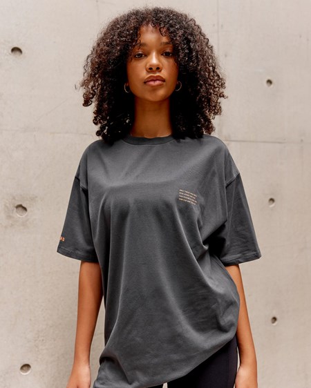 Asphalt / Tangerine LSKD Strive FLXCotton Tee Oversize | RN9187640