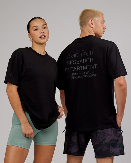 Black / Black LSKD LTRD FLXCotton Tee Oversize | EV3542619