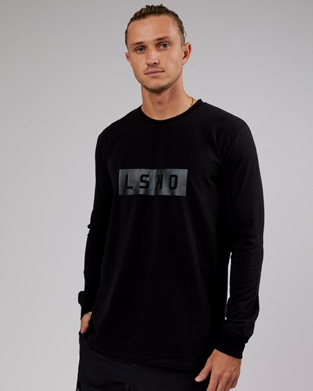 Black / Black LSKD Strength FLXCotton LS Tee | DC2563489