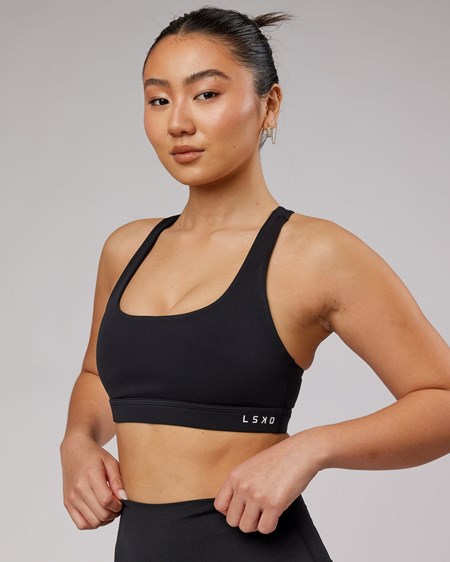 Black LSKD Base Sports Bra | XT6451932