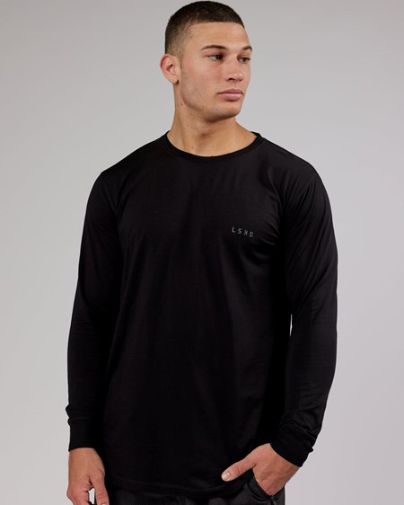 Black LSKD Deluxe PimaFLX LS Tee | KX4615720