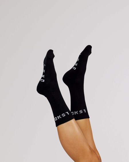 Black LSKD Demo Crew Sock | NS6940238