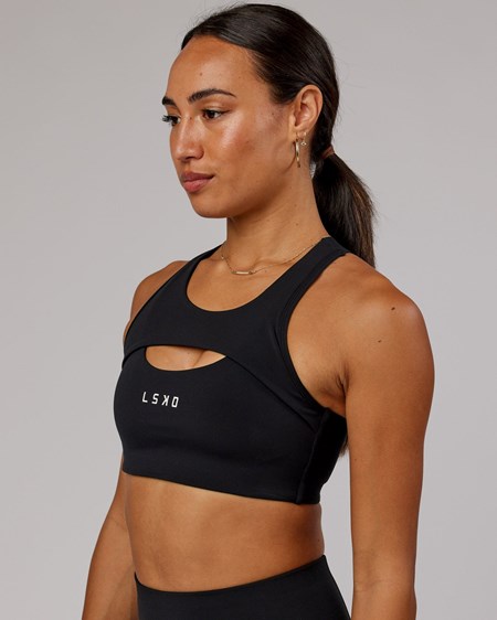 Black LSKD Driven Sports Bra | KA5102947