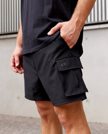 Black LSKD Energy Stretch Performance Cargo Short | PK2130547