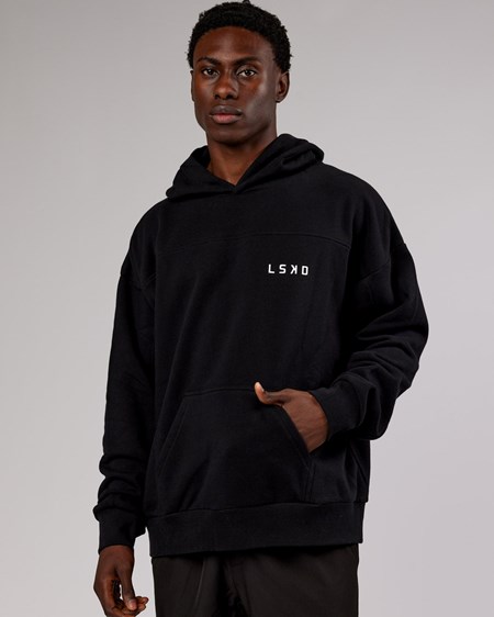 Black LSKD Mode Hoodie Oversize | OH8912036