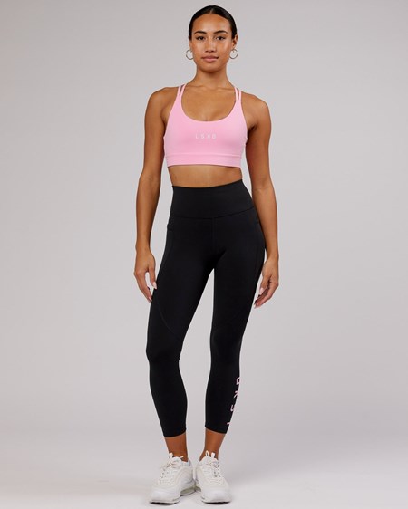 Black / Pink Frosting LSKD Rep 7/8 Length Legging | XL1457283