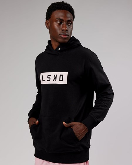 Black / Pink LSKD Strength FLXFleece Hoodie | VW7039416