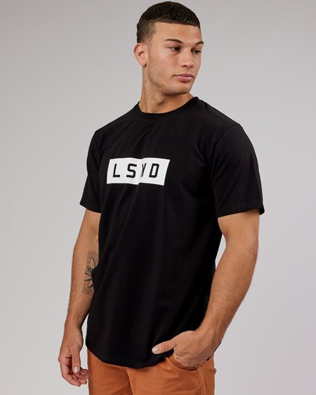 Black / White LSKD Strength FLXCotton Tee | FB5806413