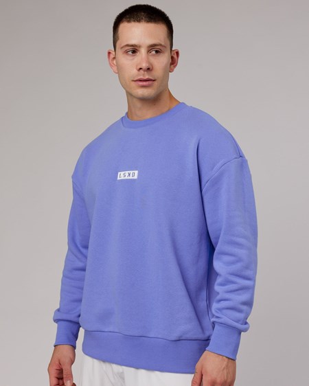 Cornflower Blue LSKD Cornerstone Sweater Oversize | PG4306159