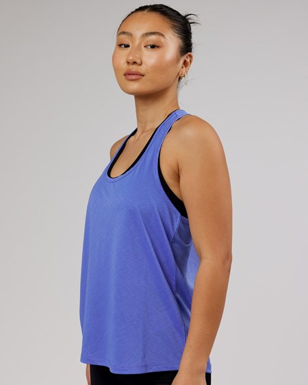 Cornflower Blue LSKD Free Throw Tank | ID4895176