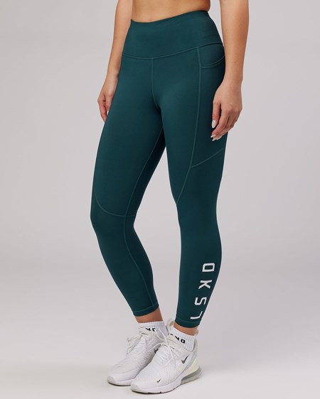 Deep Teal LSKD Rep 7/8 Length Legging | WS9567214