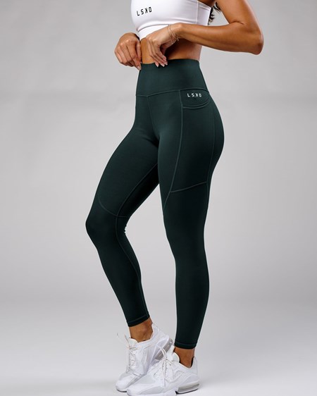 Deep Teal LSKD Rep Full Length Legging Small Logo | FI6187940