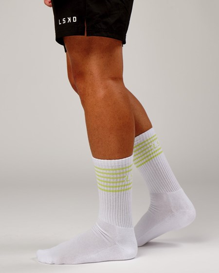 Fluro Lime LSKD Ignite Sock | WC0365274