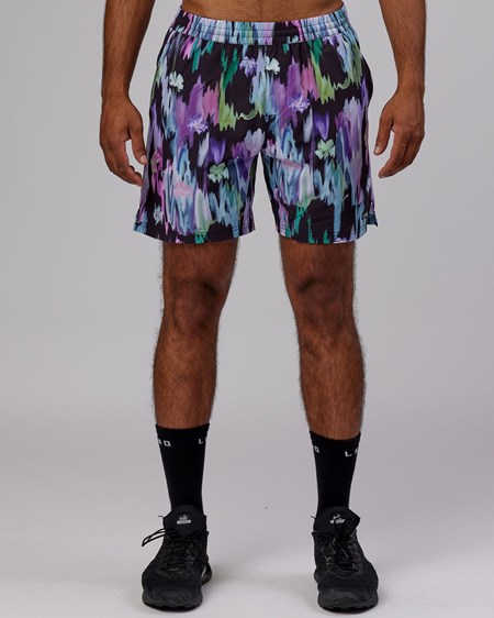 Hyper Floral Black LSKD Intensity 7'' Performance Short | YW2463015