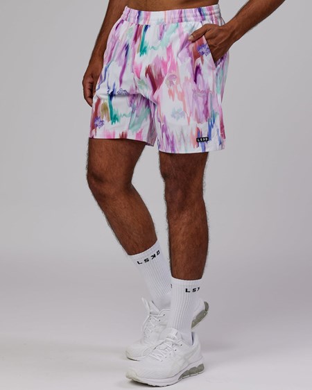 Hyper Floral White LSKD Intensity 7'' Performance Short | IL7301592