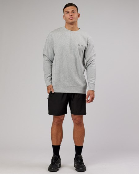 Lt Grey Marl LSKD Athlete ForgedFleece Sweater | DT8940126