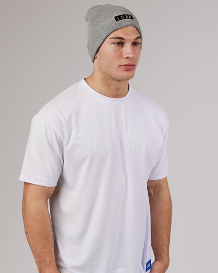 Lt Grey Marl LSKD Cornerstone Beanie | YL7201365