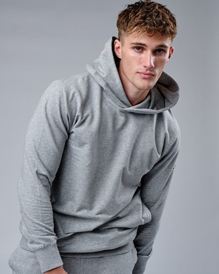 Lt Grey Marl LSKD Rival FLXFleece Training Fit Hoodie | CV6029458