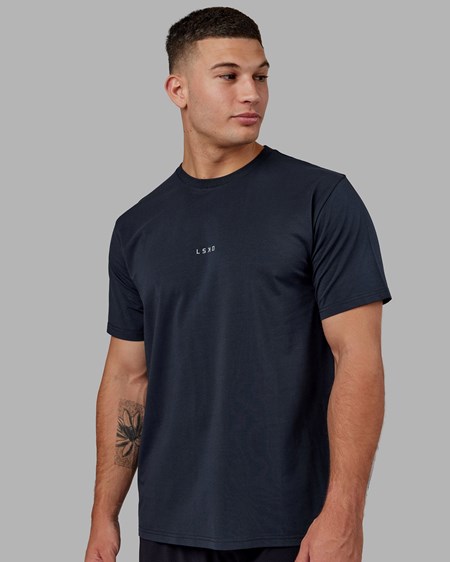 Navy LSKD Base FLXCotton Tee | AG3769280