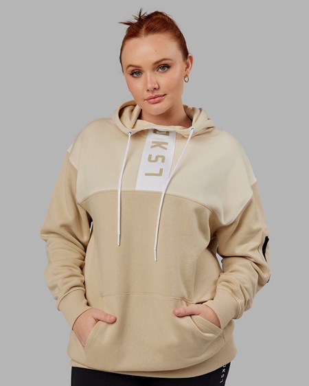 Pale Khaki LSKD Contrary Hoodie Oversize | XV1507923