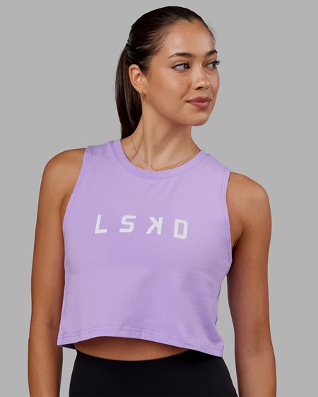 Pale / Lilac LSKD Agile FLXCotton Tank | RM2496715