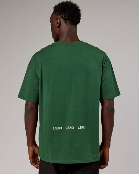 Pineneedle LSKD DownLow FLXCotton Oversize Tee | RJ0823751