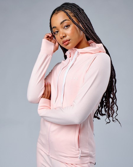 Pink LSKD PB Zip Through Hoodie | HD6357024