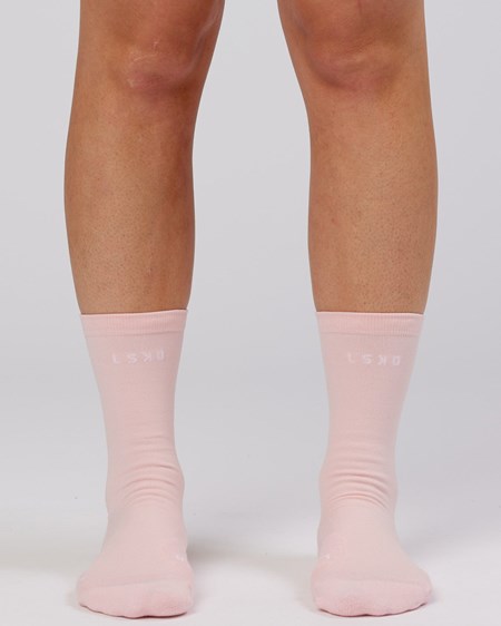 Pink LSKD Rep Performance Crew Sock | AP6790452