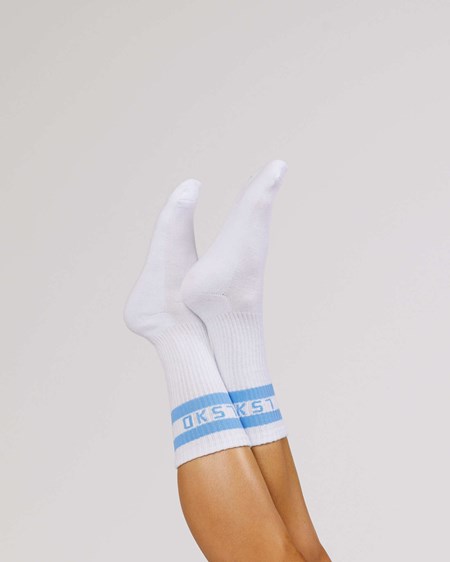 Soft Blue LSKD A-Line Crew Sock | FL9432507