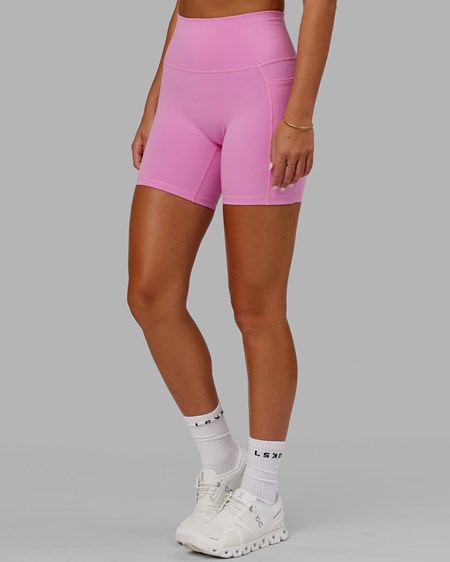 Spark Pink LSKD Fusion Mid-Length Bike Short | HC4593028